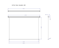 Avtek Ekran elektryczny Wall Electric 240 - 338040 - zdjęcie 3